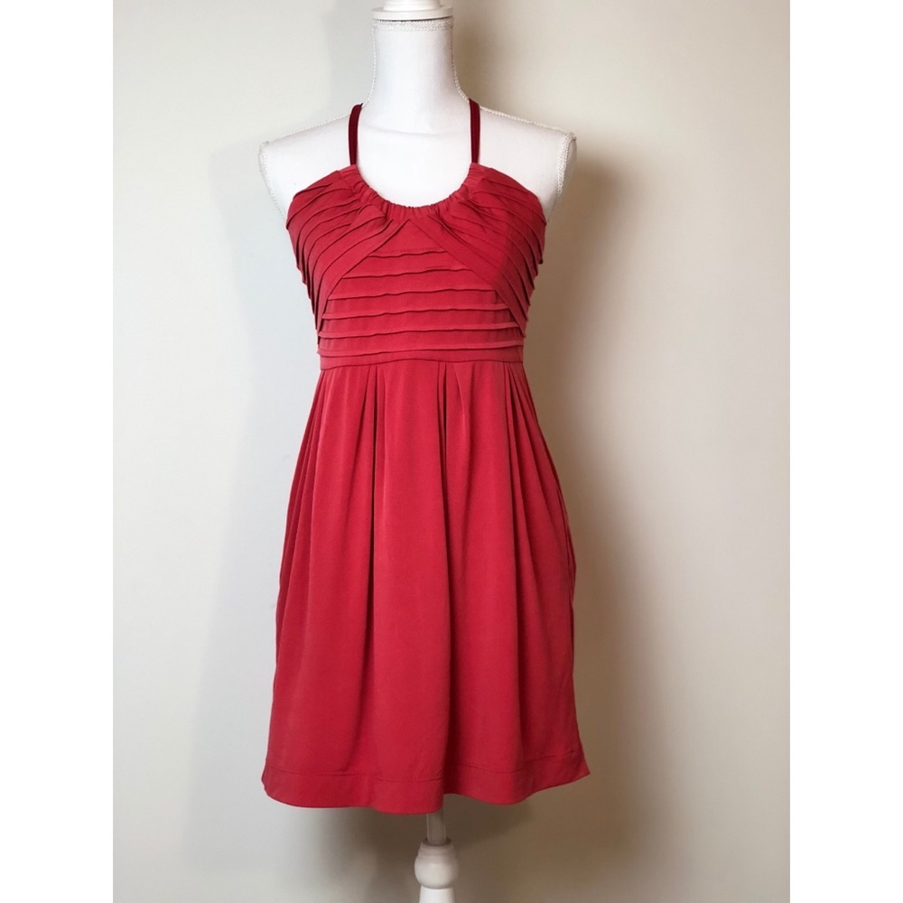 BCBG Generation Red Halter Dress